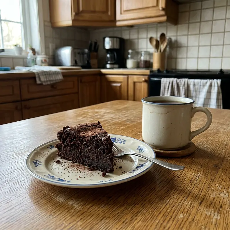 Gâteau au chocolat sans sucre